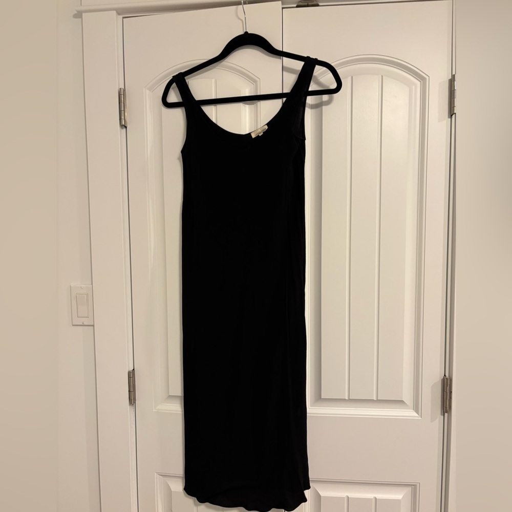 Wilfred Classic Black Midi Dress